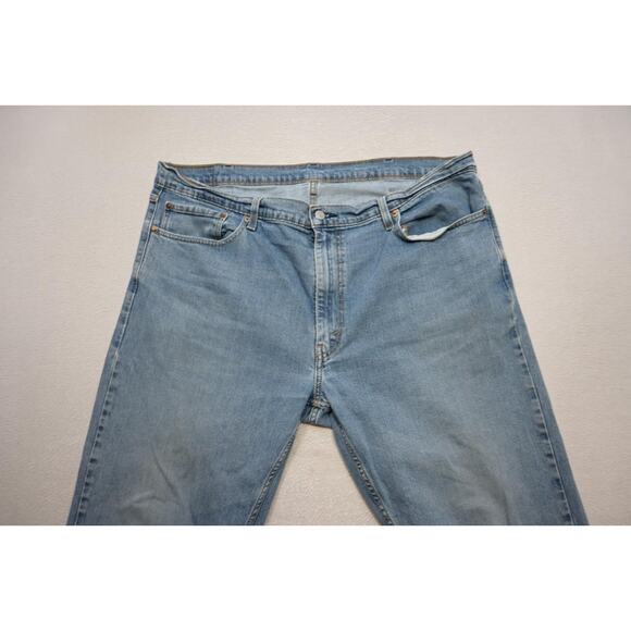 Levi's 559 Relaxed Straight Fit Rugged Blue Denim Jeans Mens Sz 42 x 32 - Picture 5 of 10